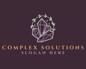 Jewelry Gemstone Crystals logo design