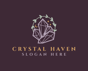 Jewelry Gemstone Crystals logo design