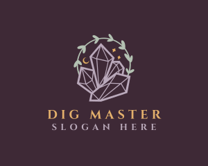 Jewelry Gemstone Crystals logo design