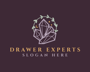 Jewelry Gemstone Crystals logo design