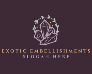 Jewelry Gemstone Crystals logo design