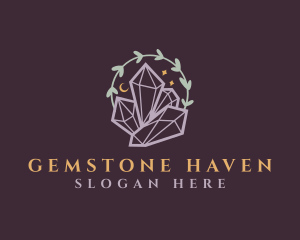 Jewelry Gemstone Crystals logo design