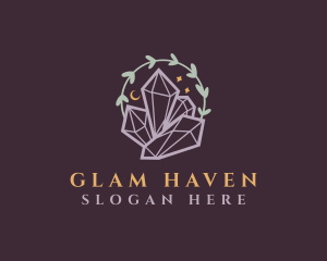 Jewelry Gemstone Crystals logo design