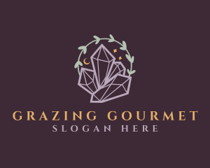 Jewelry Gemstone Crystals logo design