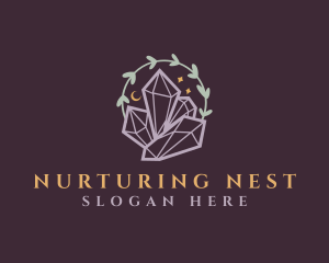 Jewelry Gemstone Crystals logo design