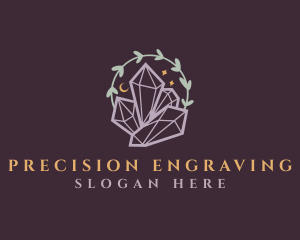 Jewelry Gemstone Crystals logo design