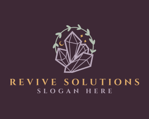 Jewelry Gemstone Crystals logo design