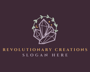 Jewelry Gemstone Crystals logo design