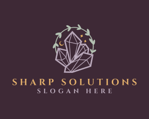 Jewelry Gemstone Crystals logo design