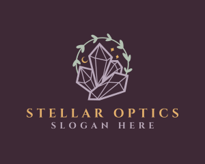 Jewelry Gemstone Crystals logo design