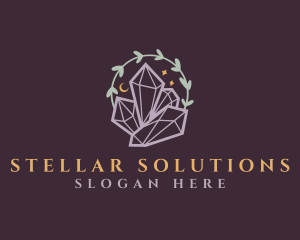 Jewelry Gemstone Crystals logo design