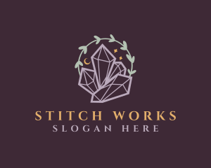 Jewelry Gemstone Crystals logo design