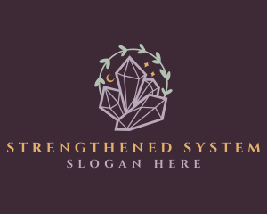 Jewelry Gemstone Crystals logo design