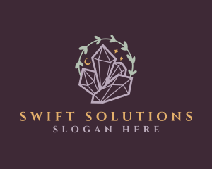 Jewelry Gemstone Crystals logo design