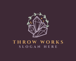 Jewelry Gemstone Crystals logo design