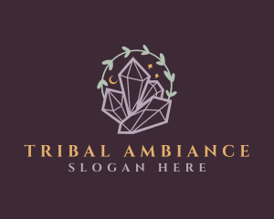 Jewelry Gemstone Crystals logo design