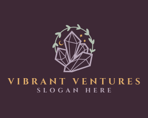 Jewelry Gemstone Crystals logo design