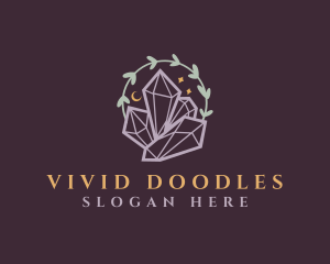 Jewelry Gemstone Crystals logo design