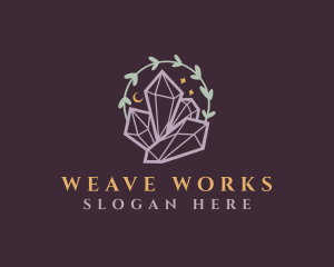 Jewelry Gemstone Crystals logo design