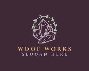 Jewelry Gemstone Crystals logo design