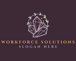 Jewelry Gemstone Crystals logo design