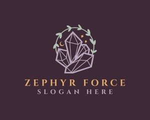 Jewelry Gemstone Crystals logo design