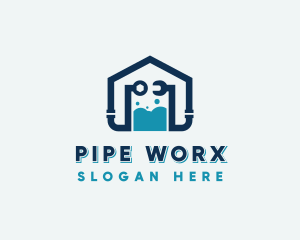 Pipe Plumbing Wrench logo