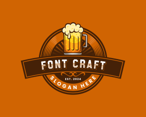 Craft Beer Pub Brewery logo design