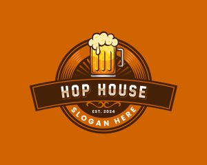 Craft Beer Pub Brewery logo design