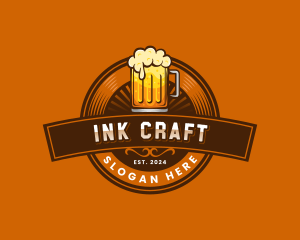 Craft Beer Pub Brewery logo design