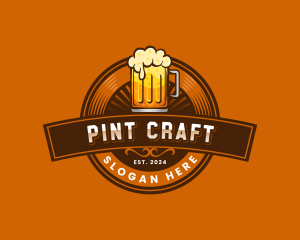 Craft Beer Pub Brewery logo design