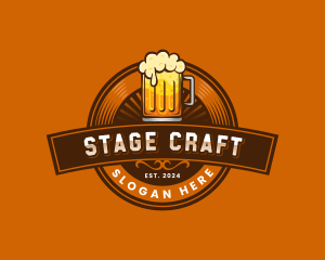 Craft Beer Pub Brewery logo design