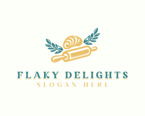 Croissant Bakery logo design