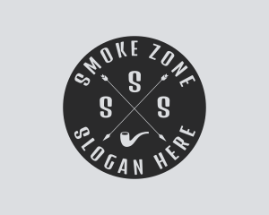 Hipster Smoking Pipe logo