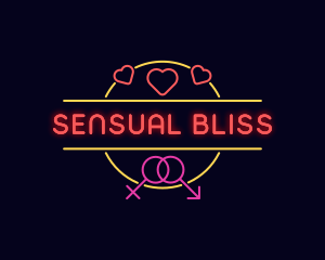 Erotic Neon Sex Shop logo design