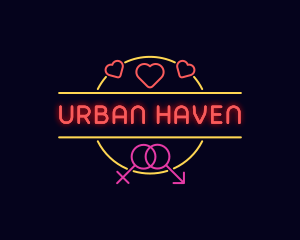 Erotic Neon Sex Shop logo design