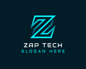 Professional Tech Company Letter Z logo design