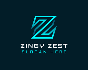 Professional Tech Company Letter Z logo design