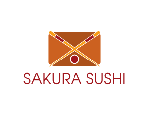 Sushi Mail App logo design