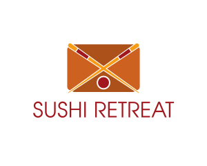 Sushi Mail App logo design