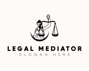 Justice Legal Law logo design