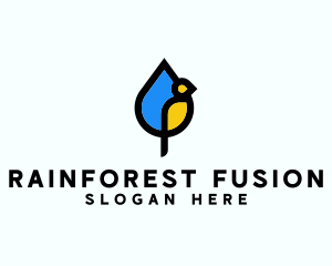 Water Drop Bird  logo
