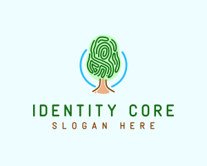 Fingerprint Pattern Tree logo