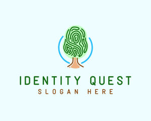 Fingerprint Pattern Tree logo