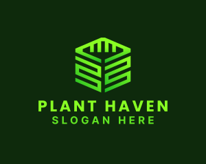 Cube Plant Agriculture logo design