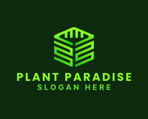 Cube Plant Agriculture logo design