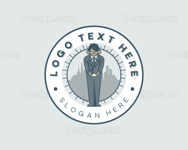 Professional Business Man Logo