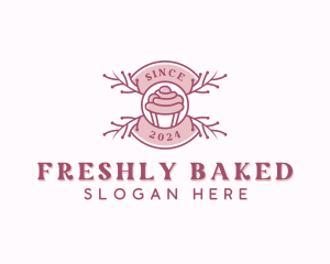 Cupcake Pastry Baker logo design