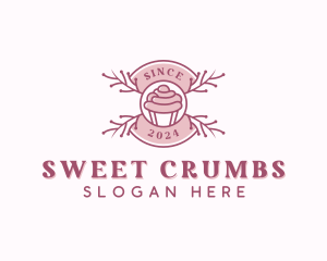 Cupcake Pastry Baker logo design