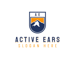 Mountain Hike Adventure logo design